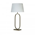 Modish - Bronze Table Lamp with White Shade