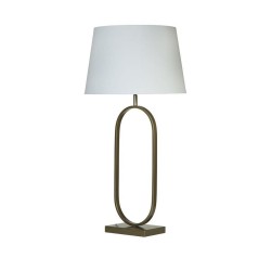 Modish - Bronze Table Lamp with White Shade