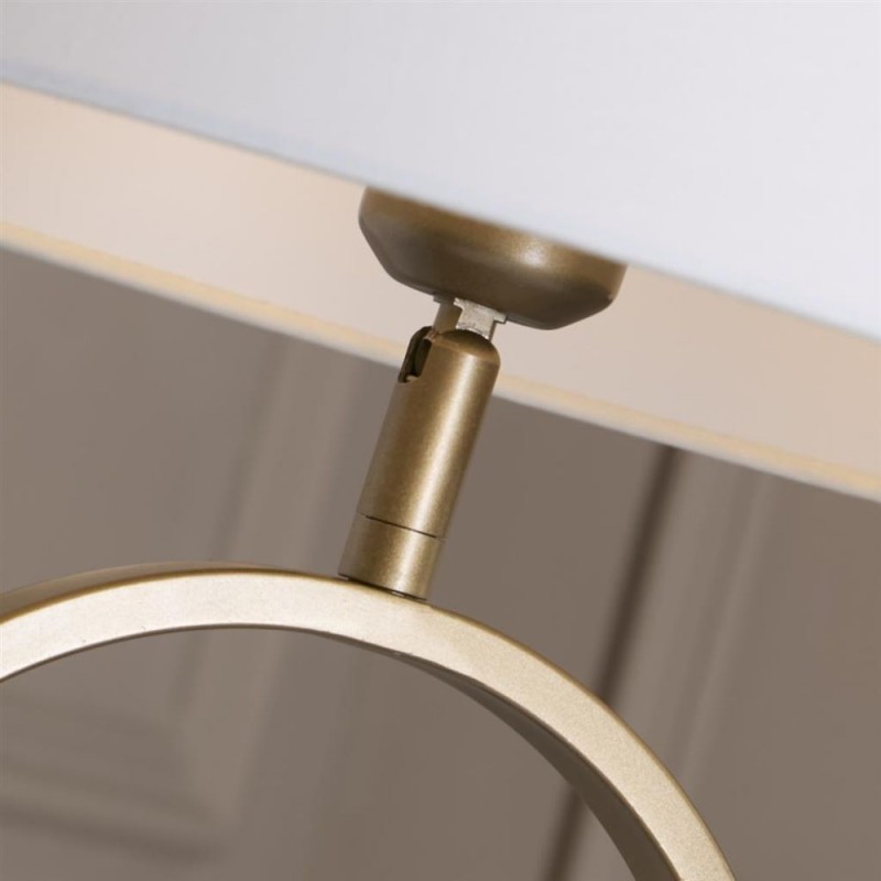 Searchlight-94102WH - Modish - Bronze Table Lamp with White Shade