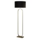 Searchlight-95102BK - Modish - Bronze Floor Lamp with Black Velvet Shade