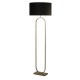 Searchlight-95102BK - Modish - Bronze Floor Lamp with Black Velvet Shade