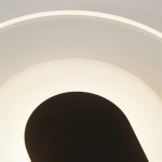 Target - Matt Black LED Wall Lamp with Glass Diffuser