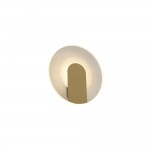 Target - Sand Gold LED Wall Lamp with Glass Diffuser