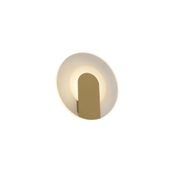 Target - Sand Gold LED Wall Lamp with Glass Diffuser