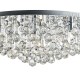 Searchlight-9598-8CC - Hanna - Chrome 8 Light Flush with Crystal