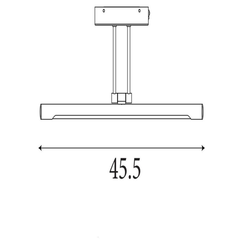 Searchlight-96500-45BK - Holton - Black USB Rechargeable CCT Picture Light with Remote Control