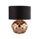 Searchlight-9711CU - Fizz - Copper Glass Table Lamp with Black Shade