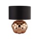 Searchlight-9711CU - Fizz - Copper Glass Table Lamp with Black Shade