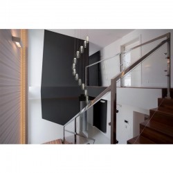 Cyclone - LED Clear Glass & Chrome 12 Light Cluster Fitting Cyclone - LED Clear Glass & Chrome 12 Light Cluster Fitting