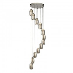 Cyclone - LED Smoked Mirrored Glass & Chrome 12 Light Cluster Fitting Cyclone - LED Smoked Mirrored Glass & Chrome 12 Light Cluster Fitting