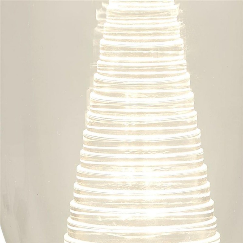 Searchlight-97293-1CL - Cyclone - Chrome LED Table Lamp with Clear Glass