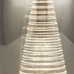 Cyclone - Chrome LED Table Lamp with Smoky Mirrored Glass