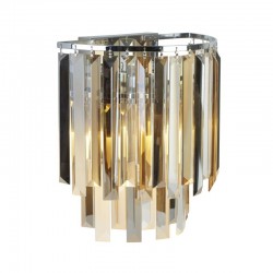 Clarissa - Crystal with Chrome Wall Lamp Clarissa - Crystal with Chrome Wall Lamp