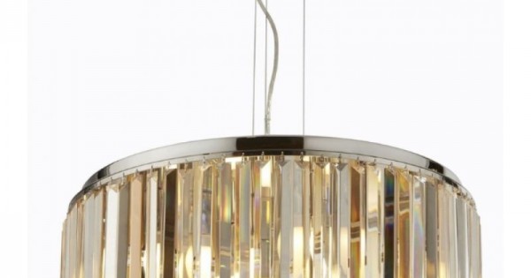 Searchlight 9835-5CC Clarissa - Crystal 