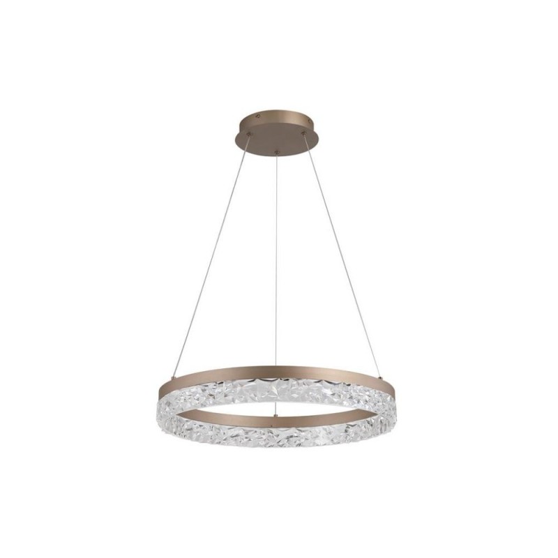 Searchlight-98700-50LT - Madeleine - Latte LED Pendant with Clear Acrylic