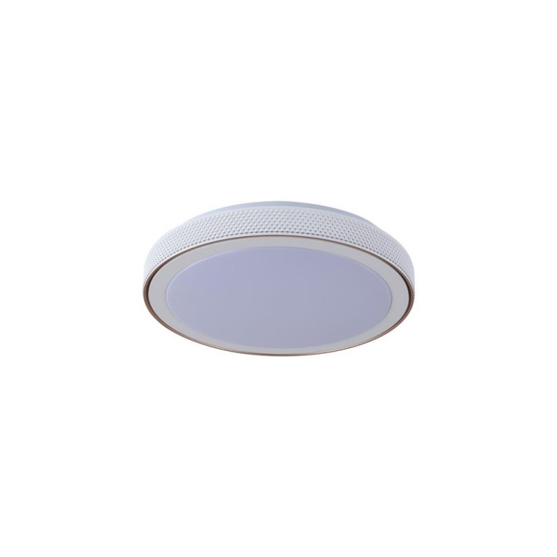 Searchlight-98800-40WH - Galactic - White & Gold LED Flush with Crystal