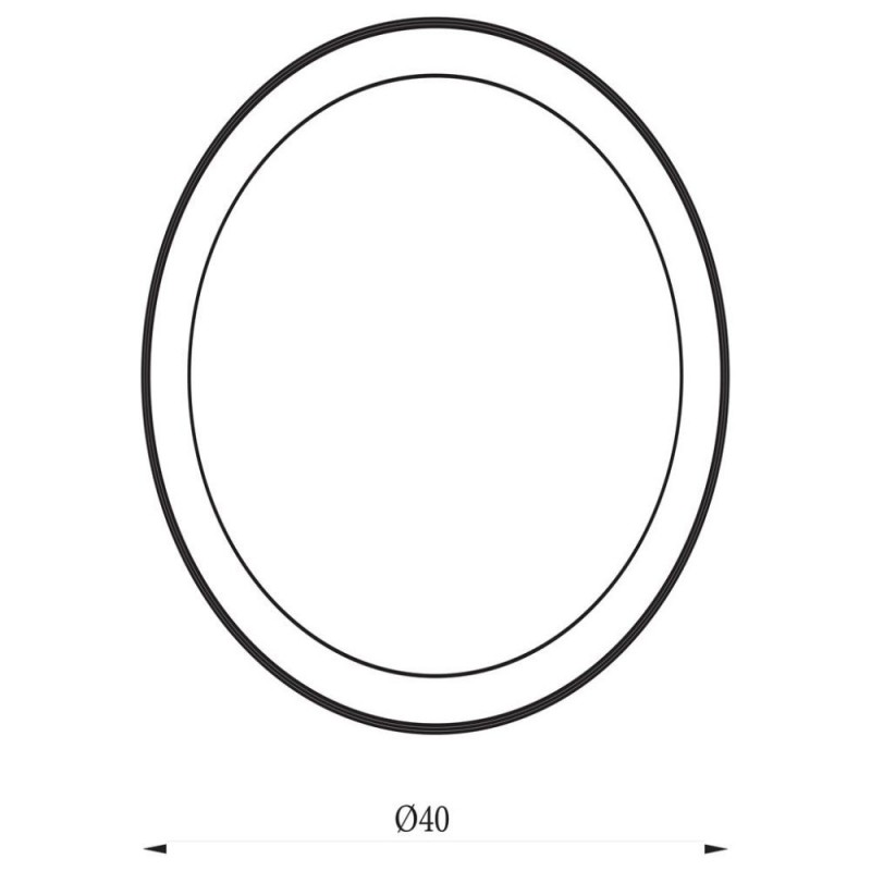 Searchlight-98800-40WH - Galactic - White & Gold LED Flush with Crystal