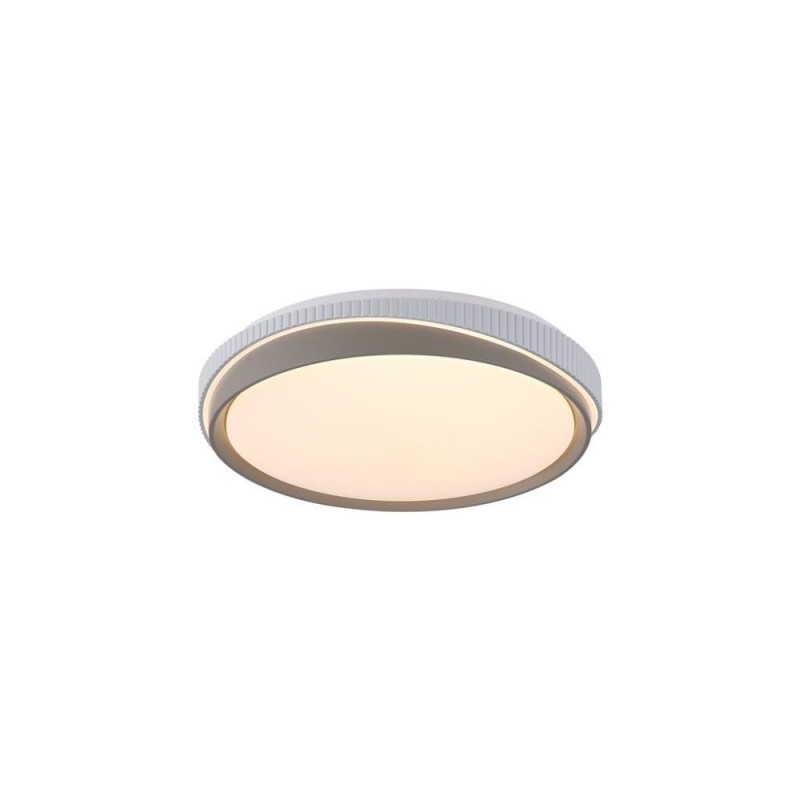 Searchlight-98900-40WH - Galactic - White & Gold LED Flush