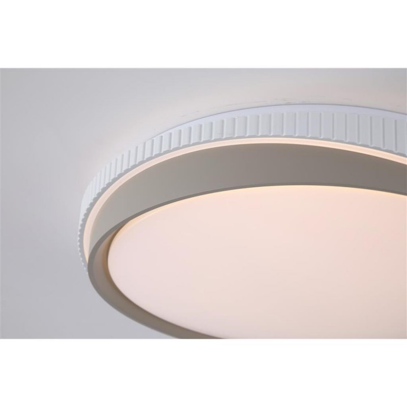 Searchlight-98900-40WH - Galactic - White & Gold LED Flush