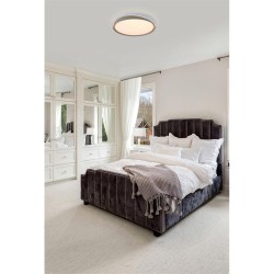 Galactic - White & Gold LED Flush