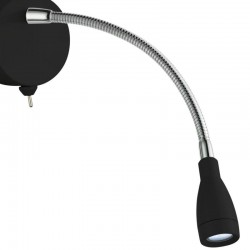 Flexy Wall - Black & Chrome Adjustable Wall Lamp Flexy Wall - Black & Chrome Adjustable Wall Lamp