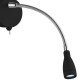 Searchlight-9917BK - Flexy Wall - Black & Chrome Adjustable Wall Lamp