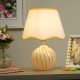 Searchlight-99410YL - Celine - White & Yellow Glass Table Lamp with White Shade