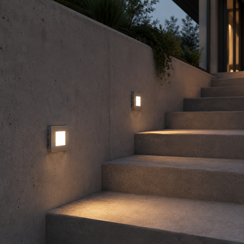 Searchlight-0761 - Ankle - IP65 Stainless Steel LED Brick Light 4000K