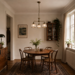 Bistro II - Textured Clear Glass & Antique Brass 3 Light Centre Fitting
