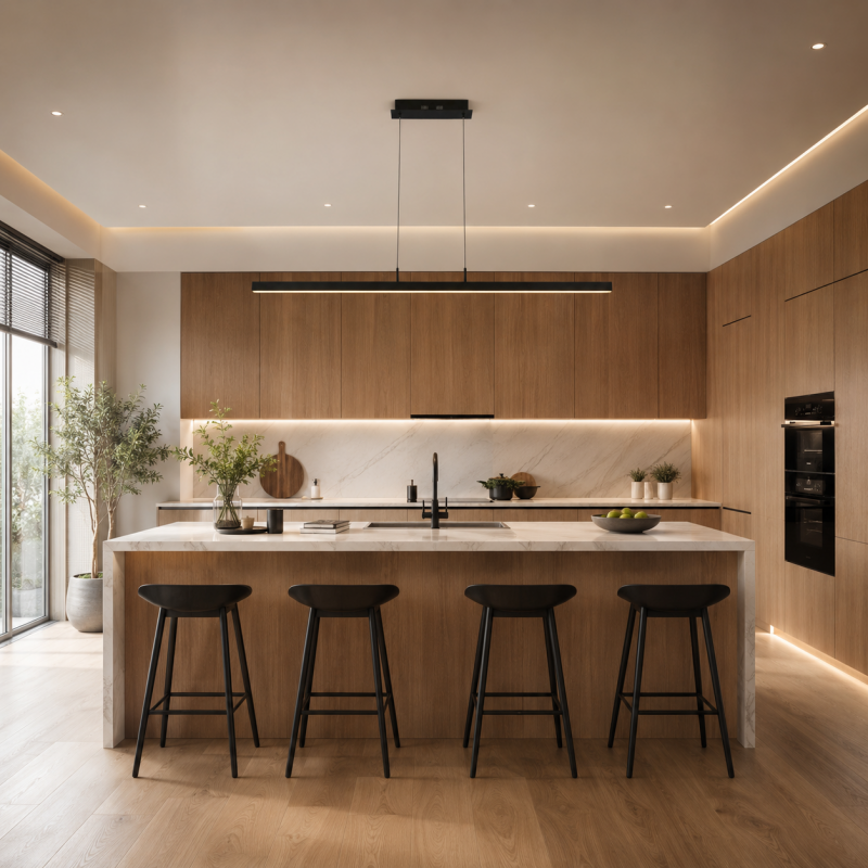Searchlight-96381-1BK - Tribeca - LED Black Linear Profile - Adjustable Colour Temperature