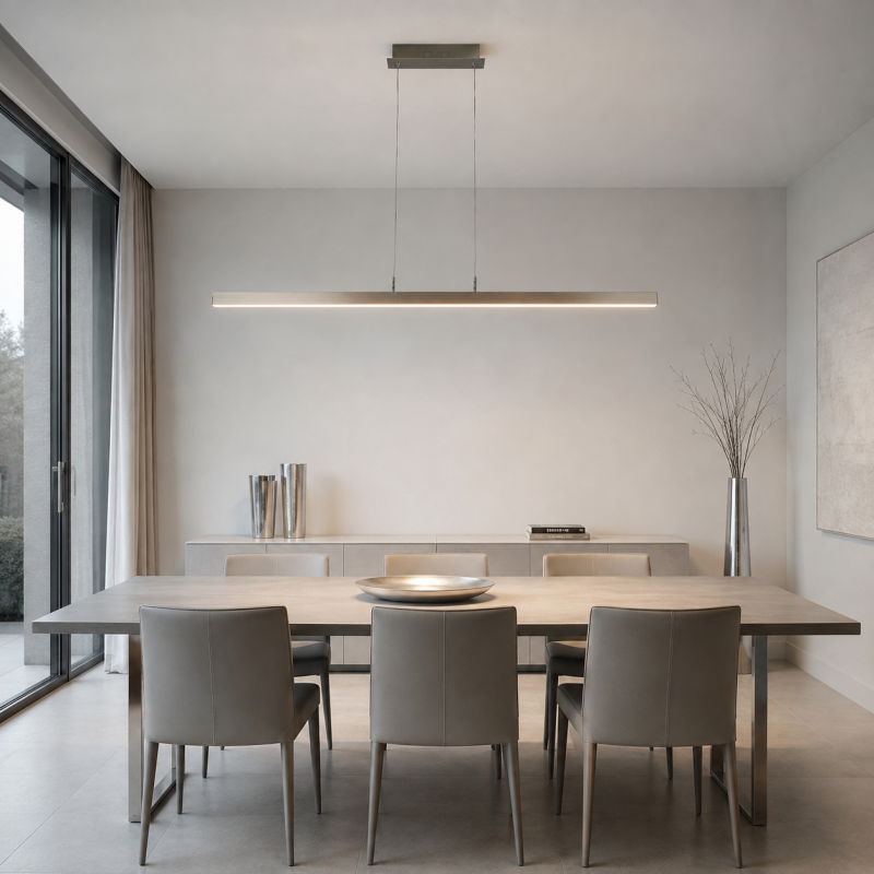 Searchlight-96381-1SS - Tribeca - LED Satin Silver Linear Profile - Adjustable Colour Temperature