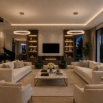 Hoop - Crystal Lighting Effect LED Pendant Ø 60 cm