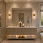 Imperial - Satin Brass 2 Light Wall Lamp with Ribbed Glass IP44