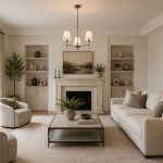 Knightsbridge 2 - Antique Brass 3 Light Centre Fitting with White Shade