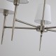 Searchlight-4786-5AB-WH - Knightsbridge 2 - Antique Brass 5 Light Centre Fitting with White Shade