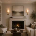 Knightsbridge 3 - Satin Brass Wall Lamp with Cream Shade