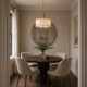 Searchlight-4788-3SB-CR - Knightsbridge 3 - Satin Brass 3 Light Pendant with Cream Shade