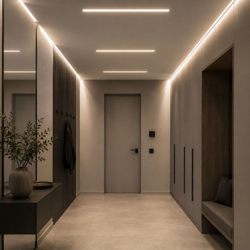 Architectural Lighting-65660 - Rush - White LED Linear Fitting 1.2m