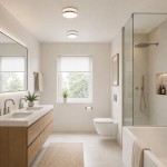 Cheese - Bathroom Chrome with Opal Glass Small Ceiling Lamp 