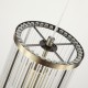 Searchlight-33267-1AB - Nice 1 - Antique Brass Pendant with Clear Glass Rods