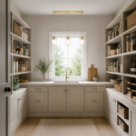 Nikita - Satin Brass 3 Light over Island Fitting with Clear Ribbed Small Glass