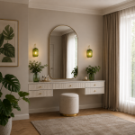 Nikita - Satin Brass Wall Lamp with Green Ribbed Glass