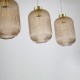 Searchlight-NIK-SP3-SB+3x01NIK-AM - Nikita - Satin Brass 3 Light over Island Fitting with Amber Ribbed Big Glass