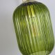 Searchlight-NIK-WB-SB+02NIK-GR - Nikita - Satin Brass Wall Lamp with Green Ribbed Glass
