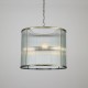 Ceiling Lights - Gatsby - Antique Brass 4 Light Pendant with Ribbed Glass Searchlight-04GAT-AB - Gatsby - Antique Brass 4 Light Pendant with Ribbed Glass