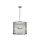 Ceiling Lights - Gatsby - Antique Brass 4 Light Pendant with Ribbed Glass Searchlight-04GAT-AB - Gatsby - Antique Brass 4 Light Pendant with Ribbed Glass