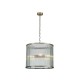 Ceiling Lights - Gatsby - Antique Brass 4 Light Pendant with Ribbed Glass Searchlight-04GAT-AB - Gatsby - Antique Brass 4 Light Pendant with Ribbed Glass