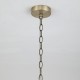 Ceiling Lights - Gatsby - Antique Brass 4 Light Pendant with Ribbed Glass Searchlight-04GAT-AB - Gatsby - Antique Brass 4 Light Pendant with Ribbed Glass