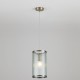 Ceiling Lights - Gatsby - Antique Brass Pendant with Ribbed Glass Searchlight-01GAT-AB - Gatsby - Antique Brass Pendant with Ribbed Glass