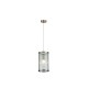 Ceiling Lights - Gatsby - Antique Brass Pendant with Ribbed Glass Searchlight-01GAT-AB - Gatsby - Antique Brass Pendant with Ribbed Glass